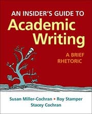 Tapa de An Insider's Guide to Academic Writing, 2016 MLA Update Edition