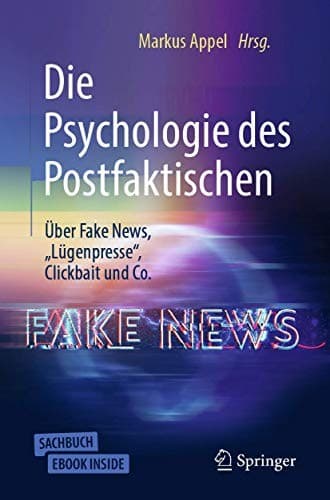 Tapa de Die Psychologie des Postfaktischen