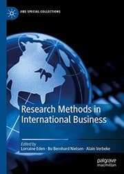 Tapa de Research Methods in International Business