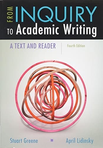Tapa de From Inquiry to Academic Writing