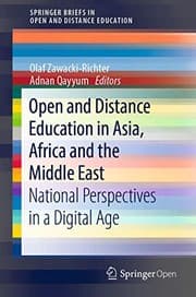 Tapa de Open and Distance Education in Asia, Africa and the Middle East