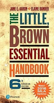 Tapa de The Little, Brown Essential Handbook, Sixth Canadian Edition