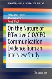 Tapa de On the Nature of Effective CIO/CEO Communication