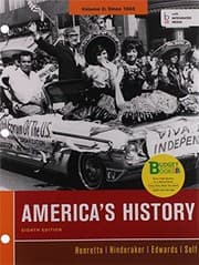 Tapa de Loose-leaf Version of America's History 8e V2 & LaunchPad for America's History Volume II and America
