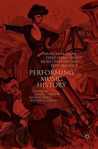 Tapa de Performing Music History