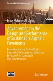 Tapa de Advancement in the Design and Performance of Sustainable Asphalt Pavements