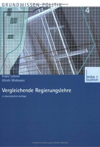 Tapa de Vergleichende Regierungslehre