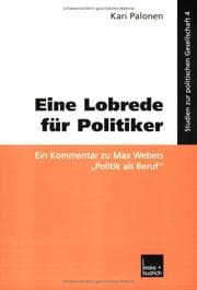 Tapa de Eine Lobrede für Politiker