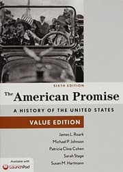 Tapa de American Promise, Value Edition 6e Combined Volume & LaunchPad for American Promise, Combined and Value Edition 6e