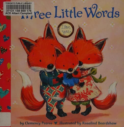 Tapa de Three little words