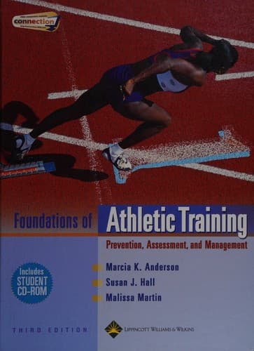 Tapa de Foundations of athletic training
