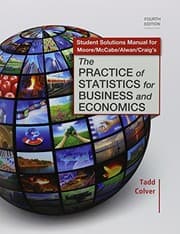 Tapa de Student Solutions Manual for The Practice of Statistics for Business and Economics