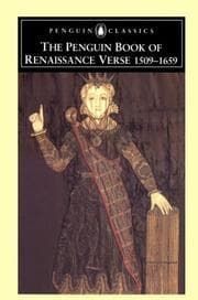 Tapa de The Penguin book of Renaissance verse