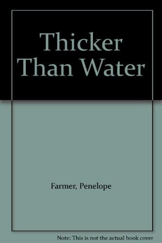 Tapa de Thicker than water.