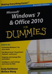 Tapa de Windows 7 & Office 2010 for dummies