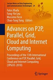 Tapa de Advances on P2P, Parallel, Grid, Cloud and Internet Computing