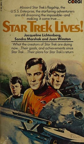 Tapa de Star Trek lives!