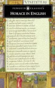 Tapa de Horace in English