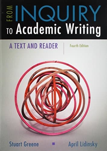 Tapa de From Inquiry to Academic Writing