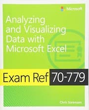 Tapa de Exam Ref 70-779 Analyzing and Visualizing Data with Microsoft Excel