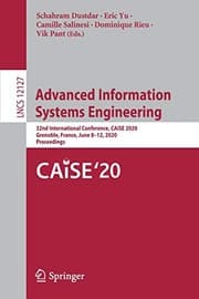 Tapa de Advanced Information Systems Engineering