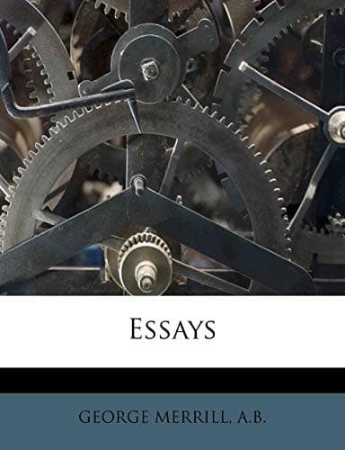 Tapa de Essays
