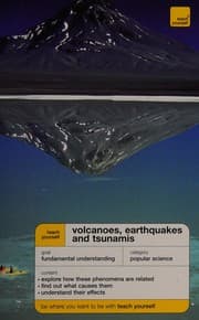 Tapa de Volcanoes, earthquakes and tsunamis