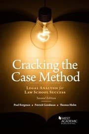 Tapa de Cracking the Case Method, Legal Analysis for Law School Success