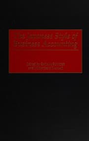 Tapa de The Japanese style of business accounting