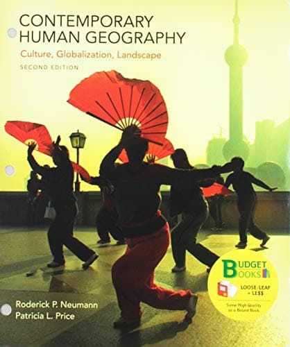 Tapa de Loose-leaf Version for Contemporary Human Geography