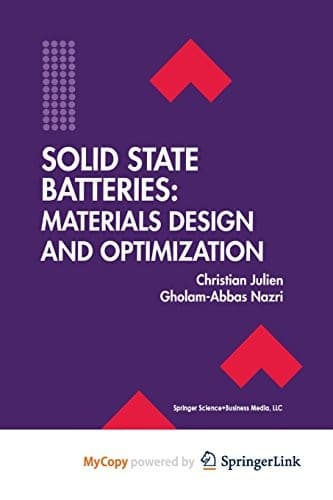 Tapa de Solid State Batteries