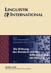 Tapa de Die Ordnung des Standard und die Differenzierung der Diskurse