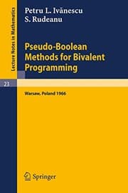 Tapa de Pseudo-Boolean Methods for Bivalent Programming