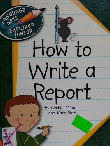Tapa de How to write a report