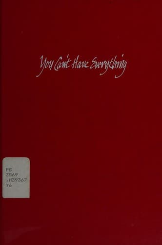 Tapa de You Can't Have Everything