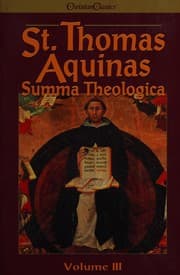 Tapa de St Thomas Aquinas Summa Theologica Volume 4