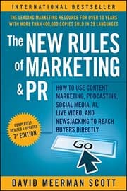 Tapa de The New Rules of Marketing and PR