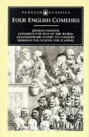 Tapa de Four English Comedies