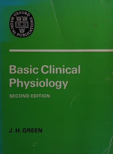 Tapa de Basic clinical physiology
