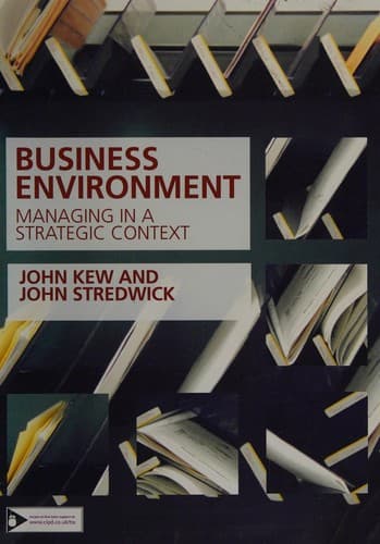 Tapa de Business environment