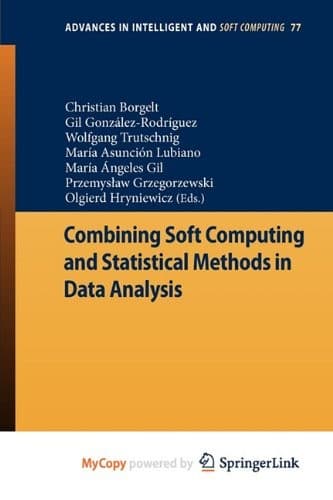 Tapa de Combining Soft Computing and Statistical Methods in Data Analysis