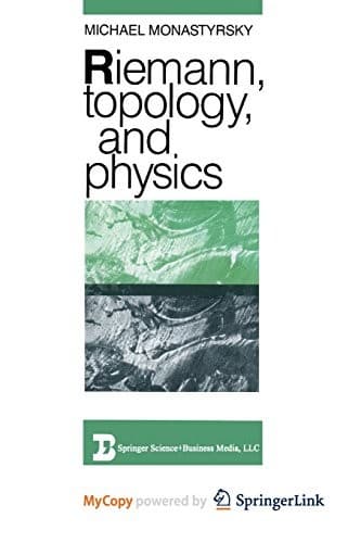 Tapa de Riemann, Topology, and Physics