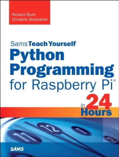 Tapa de Python Programming for Raspberry Pi, Sams Teach Yourself in 24 Hours