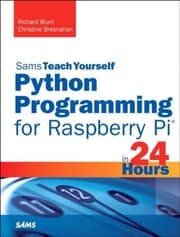 Tapa de Python Programming for Raspberry Pi, Sams Teach Yourself in 24 Hours