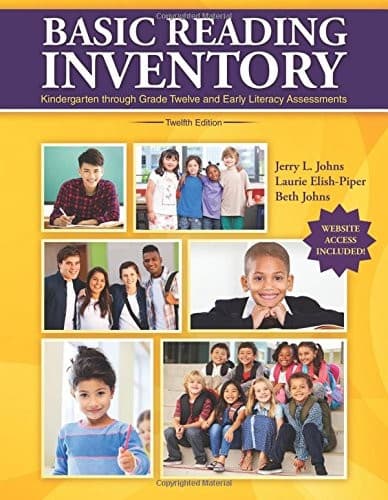 Tapa de Basic Reading Inventory
