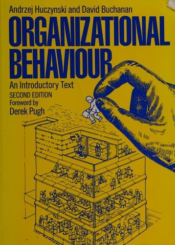 Tapa de Organisational Behaviour