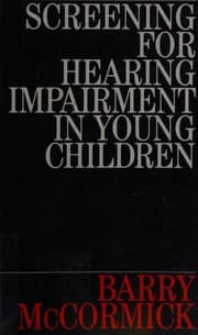 Tapa de Screening for Hearing Impairment in Young Children