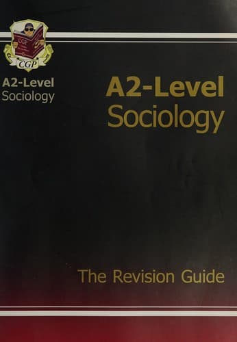 Tapa de A2-level sociology