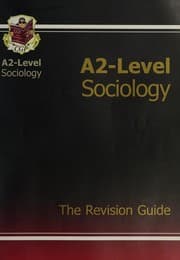 Tapa de A2-level sociology