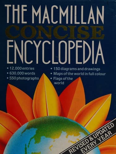 Tapa de The Macmillan concise encyclopedia